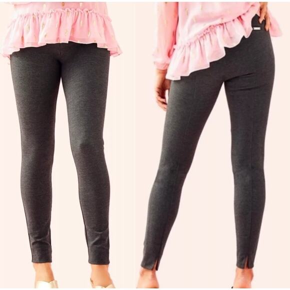 Lilly Pulitzer 27" NIRA LEGGING IN HEATHERED NIGHTTIME GREY - Picture 1 of 10